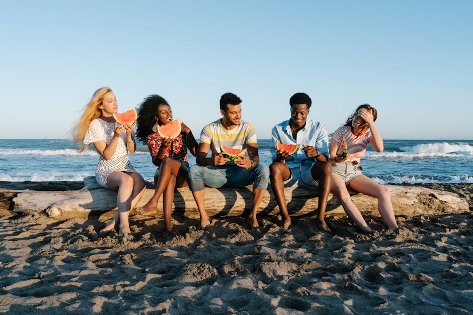 diverse group of people sharing stories