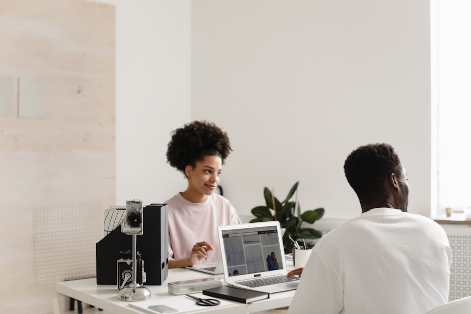 diverse team collaborating in flexible workspace
