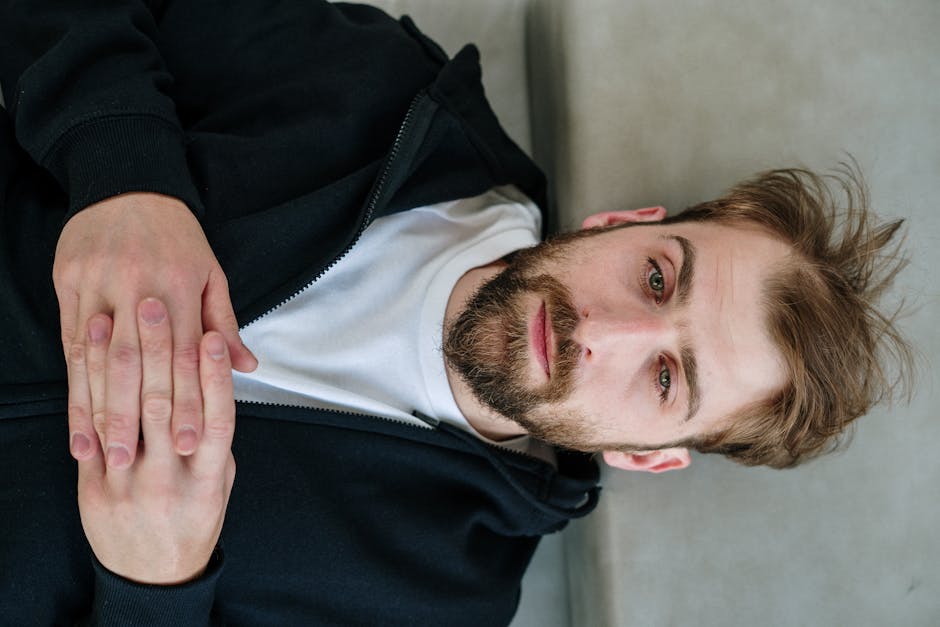 employee practicing mindfulness in home office