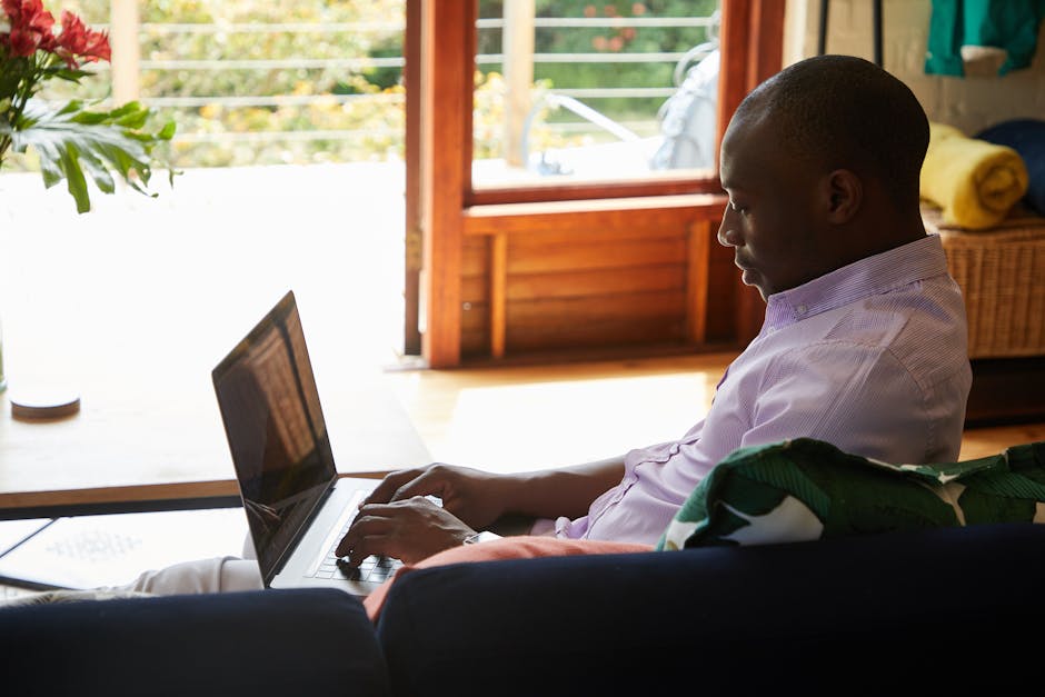 employee using smart panel for room booking