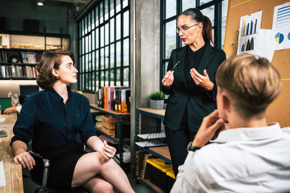 engaged team in a meeting