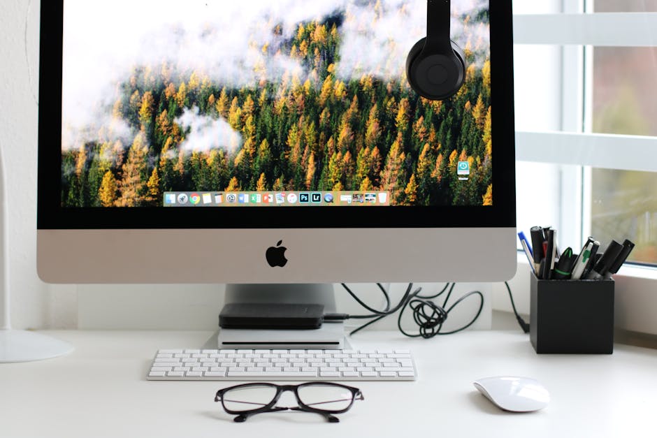 ergonomic keyboard and mouse setup
