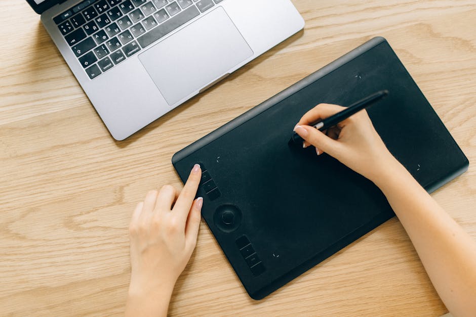 facility manager using digital tablet in modern office