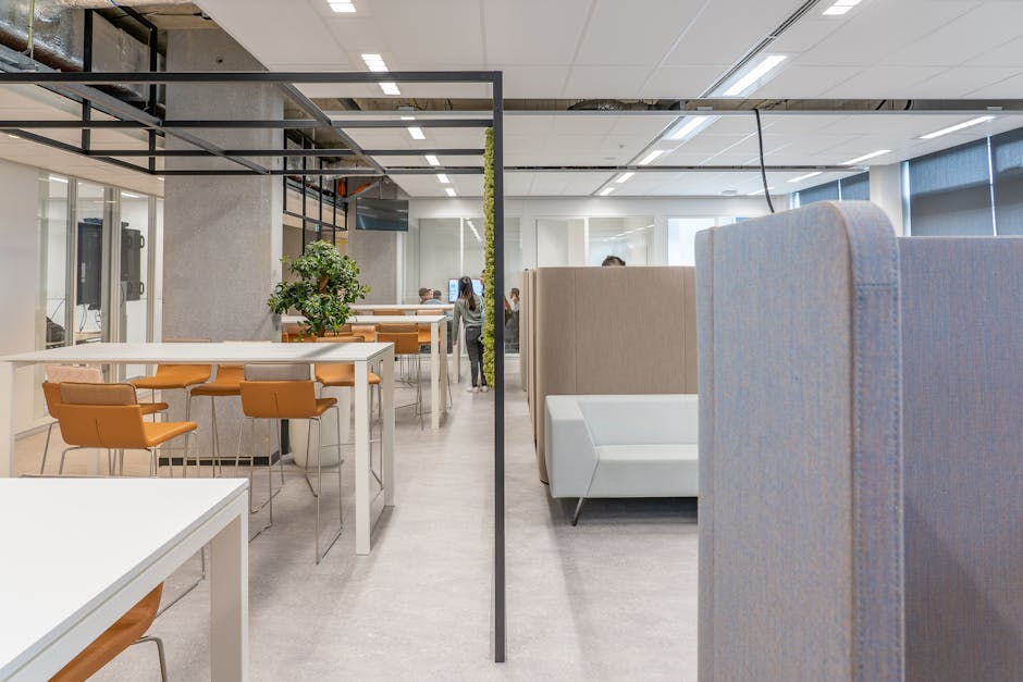 flexible workspace with both collaborative and quiet areas