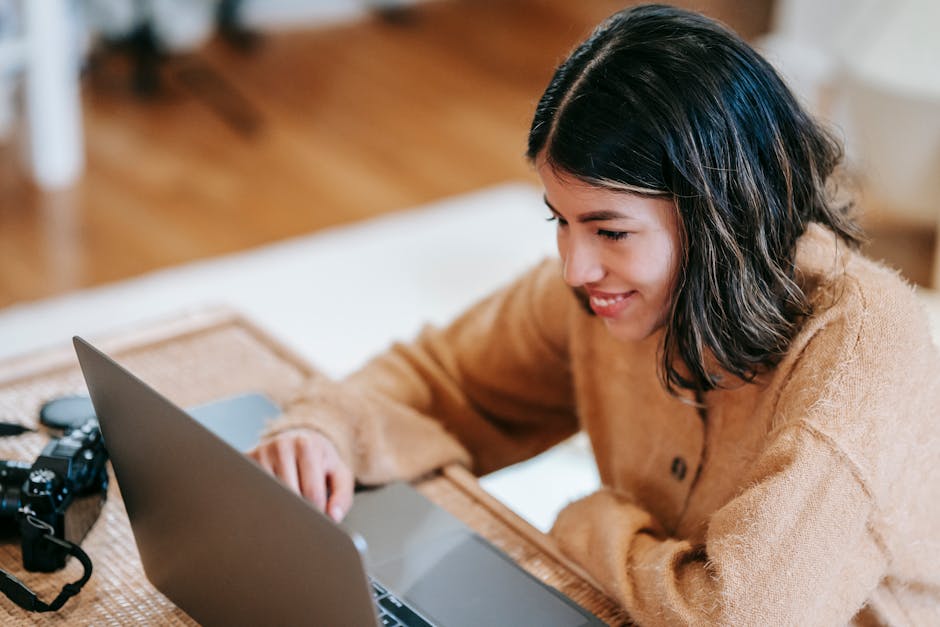 happy employees using digital platform