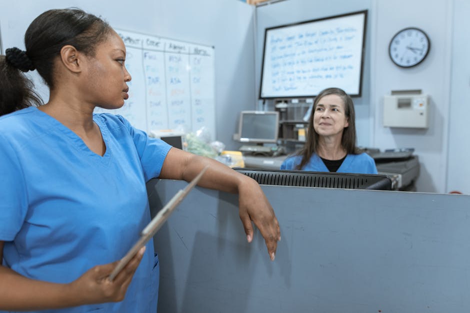 healthcare team in discussion