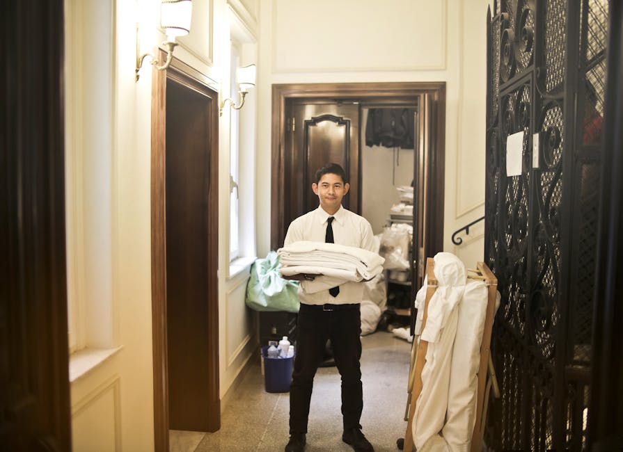 hotel director of rooms at work