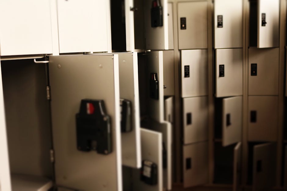 office lockers for personal storage