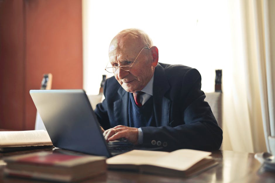 office workers using new technology