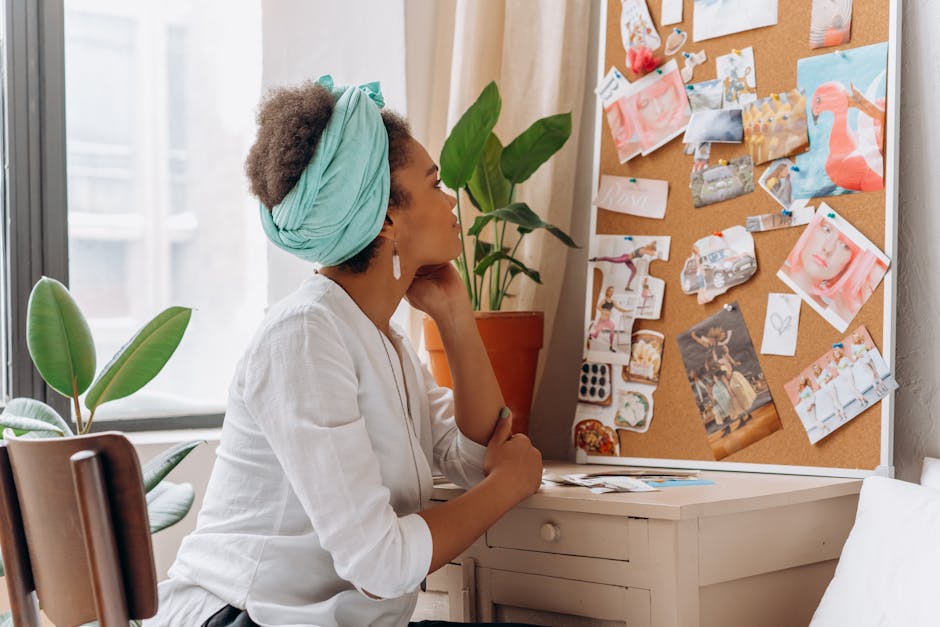 person practicing mindfulness at desk