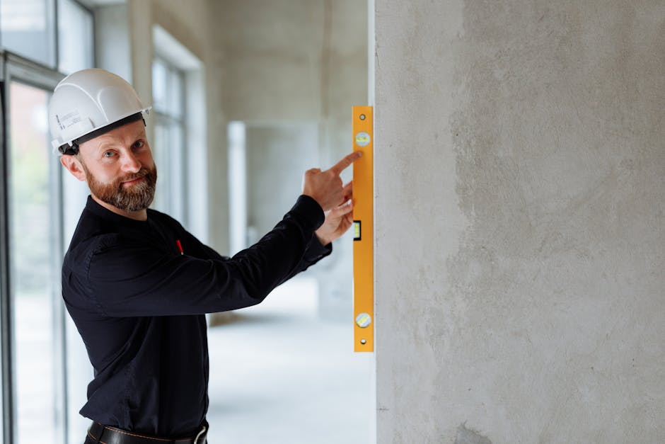 property manager inspecting building safety systems