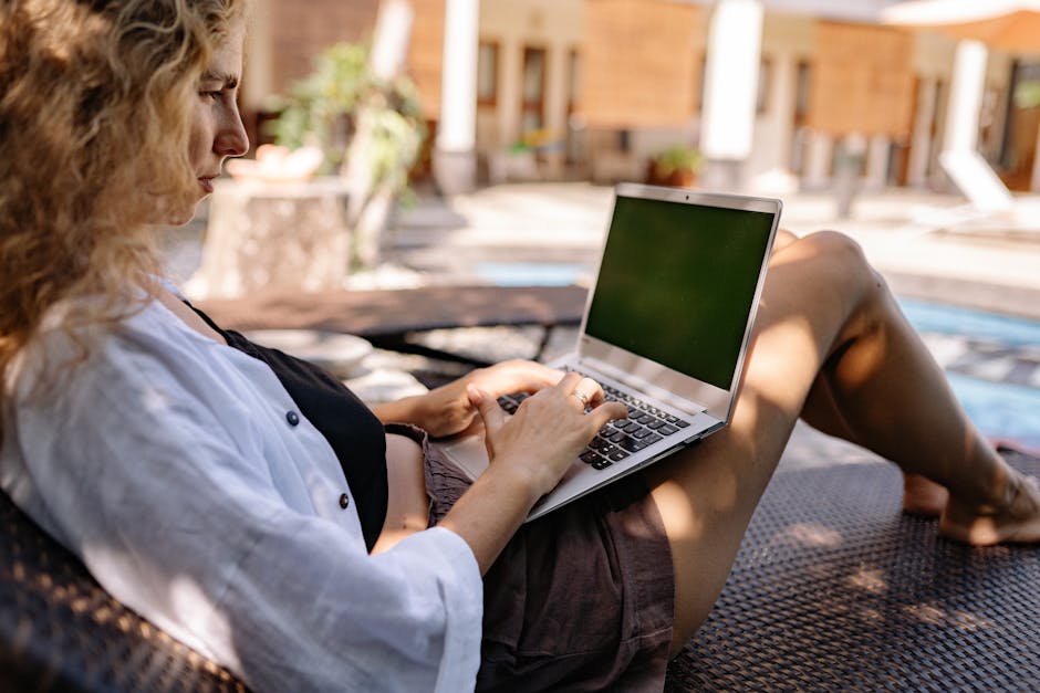 relaxed person returning to work after vacation