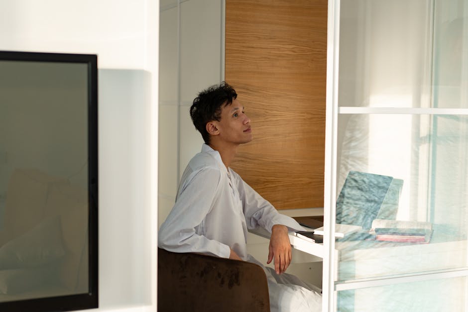 small private conference room with two people