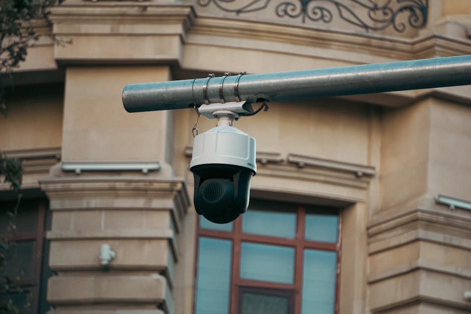 warehouse security camera monitoring system